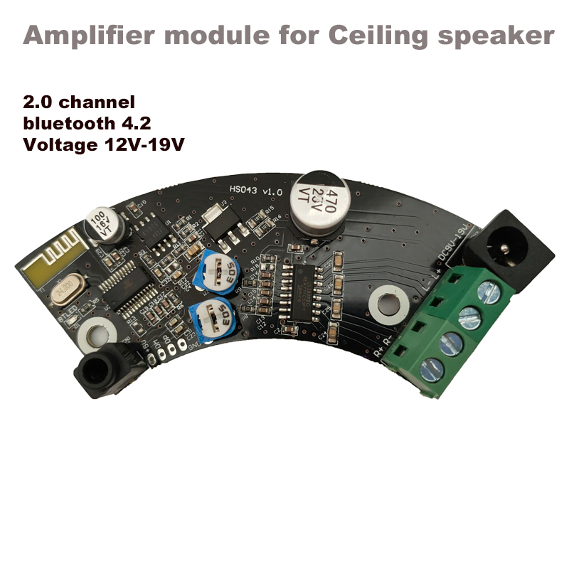 Audio Music For Background - Carte amplificateur bluetooth haut-parleur de plafond