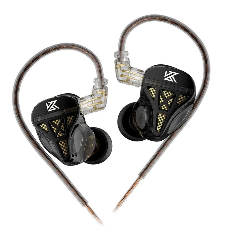 Audio Music Dj - Écouteurs intra-auriculaires KZ DQS 1DD HiFi,