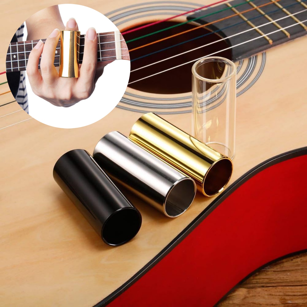 Guitar Slide Tube - Miwayer curseur de guitare 60mm de