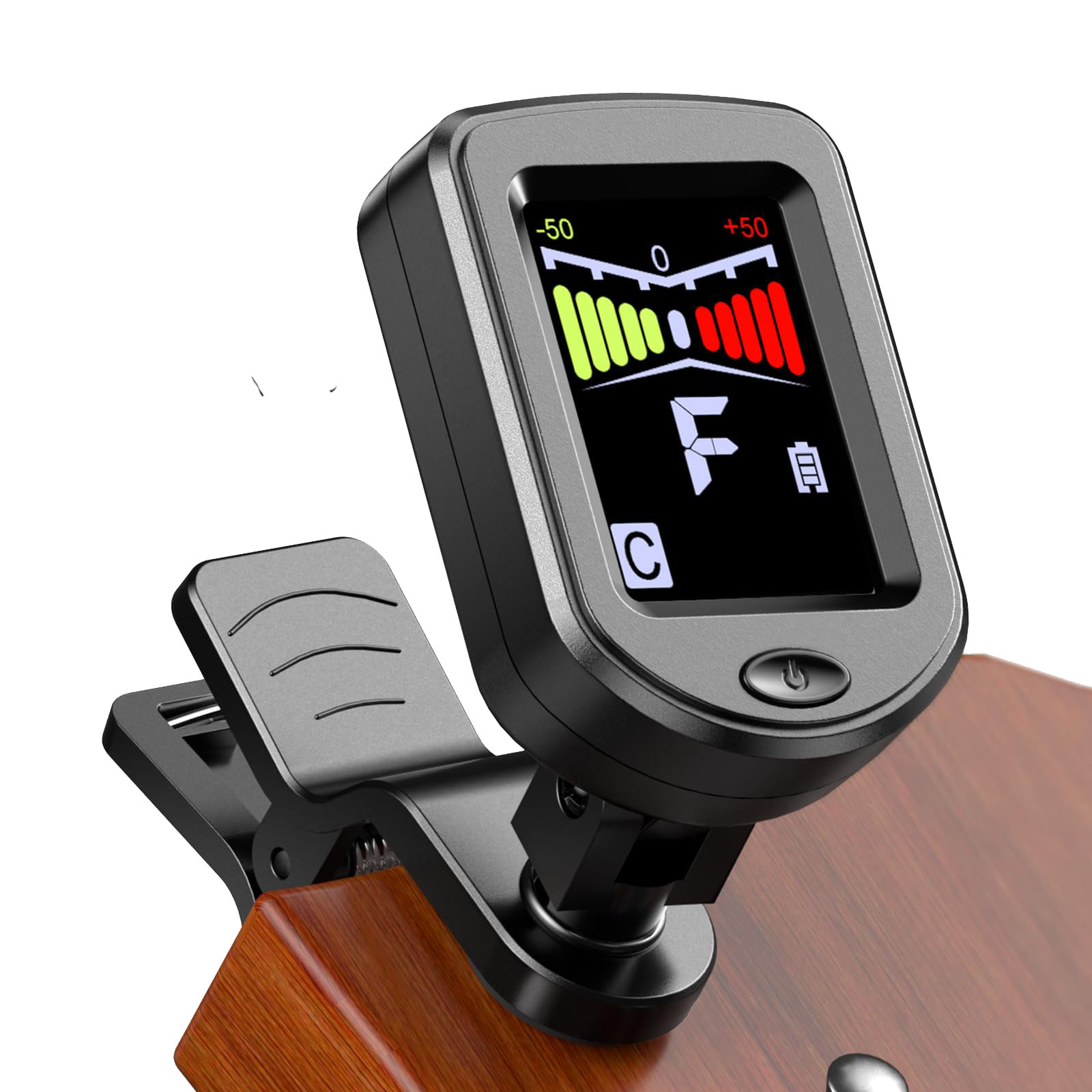 Guitar Tuner Clip - Accordeur de guitare à clipser avec