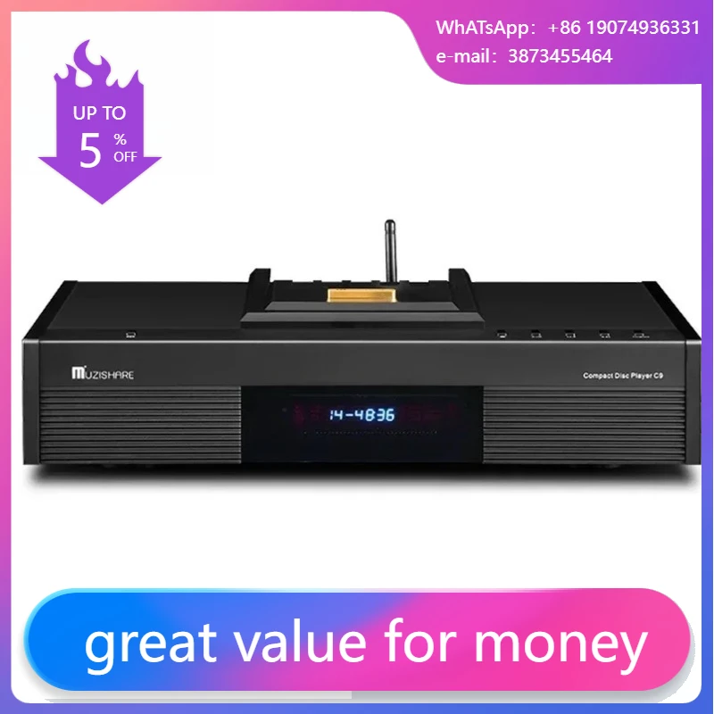 Audio Player With Youtube Music - Lecteur CD domestique professionnel C9 KSS-213Q