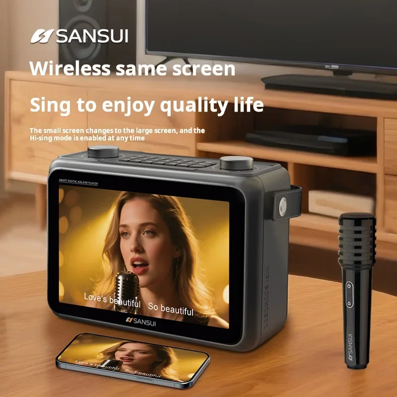 SANSUI K115 écran LED 10.1 pou - Audio Music To Lyrics avis et prix