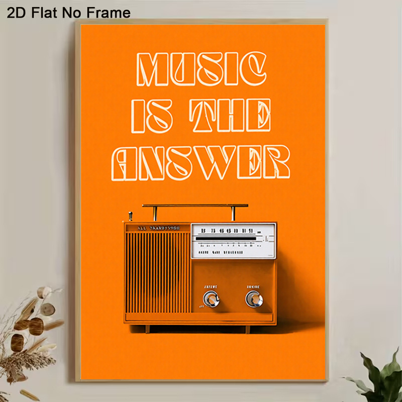 Tableau mural vintage sur toil - Audio Music For Background avis et prix