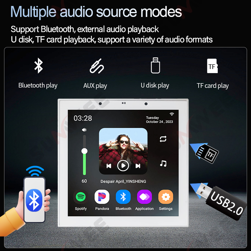 Amplificateur audio mural TUYA - Audio Music For Background avis et prix