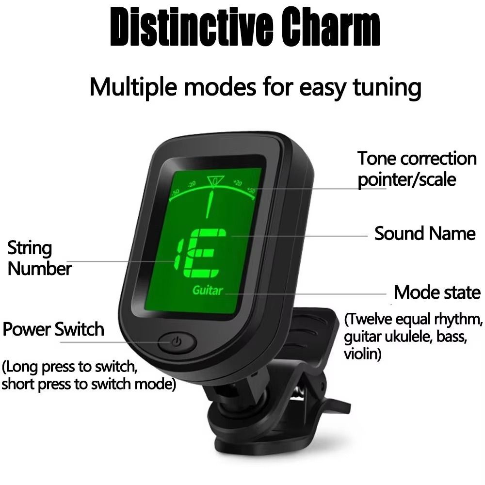 Mini accordeur de guitare à cl - Guitar Tuner Clip avis et prix
