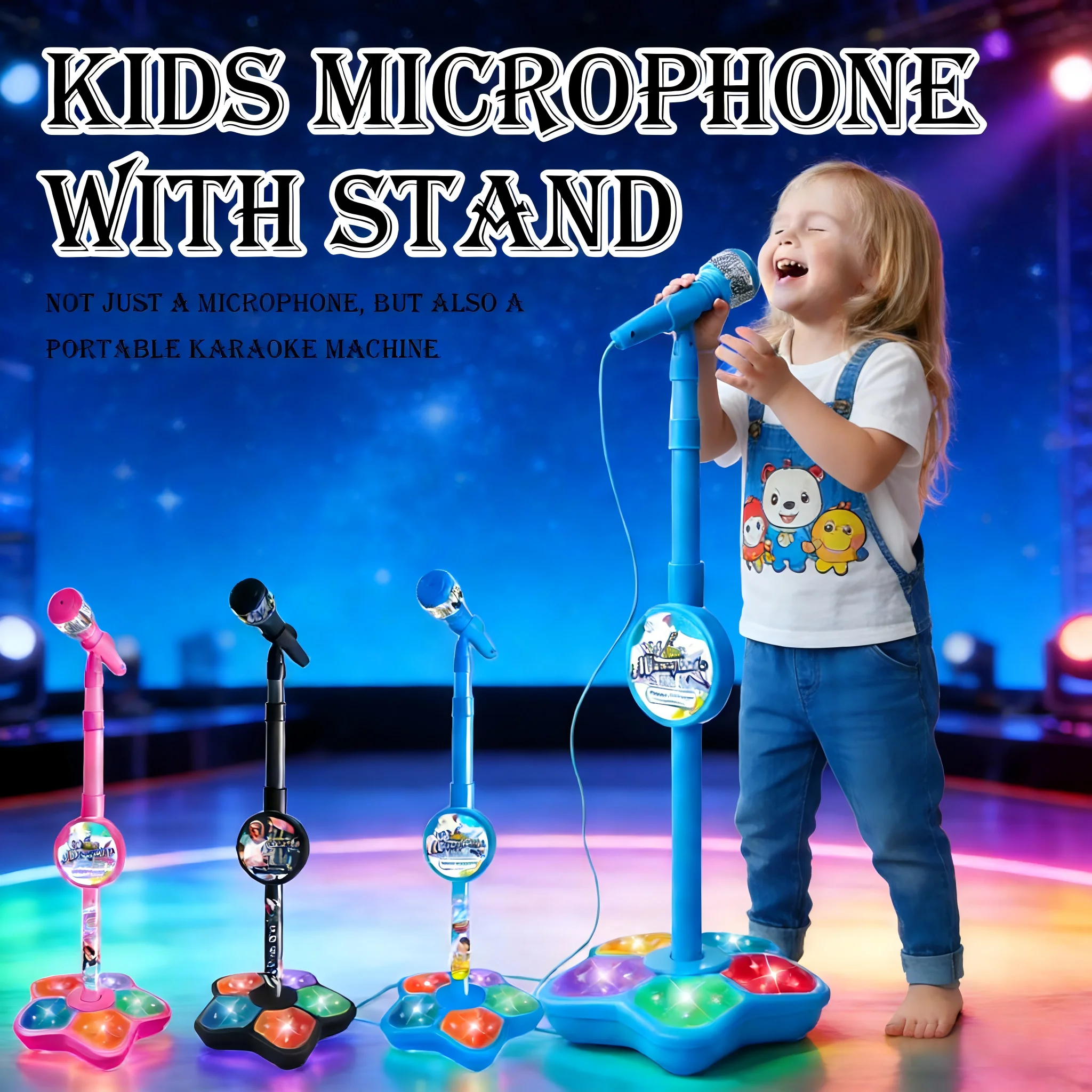 Microphone de karaoké avec sup - Audio Music Maker avis et prix